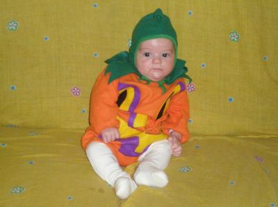 Dia de halloween: Calabaza redondita