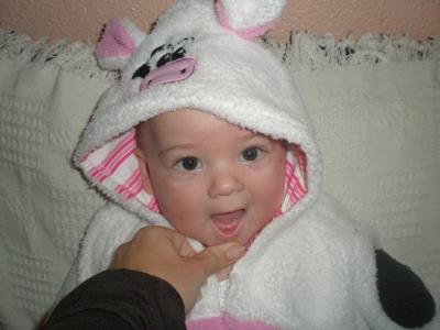 Mis 2 primeros dientes con tan solo 4 meses
