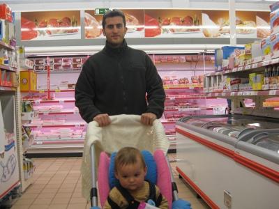 De compras....